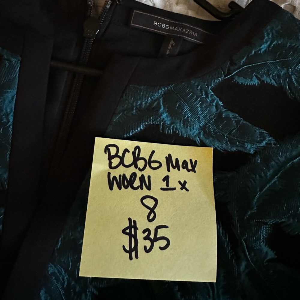 BCBG MAX PEPLUM DRESS